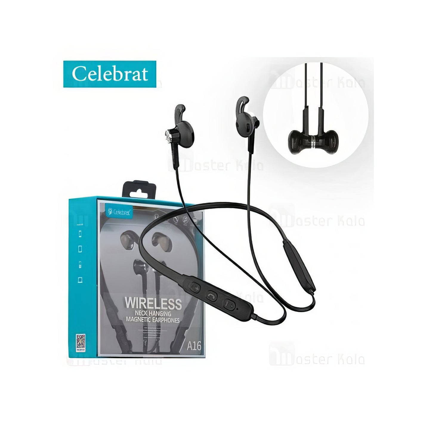 Celebrat Magnetic Wireless Headset Bluetooth Neckband